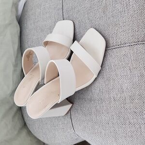 Nine West Chunky Heel Mule